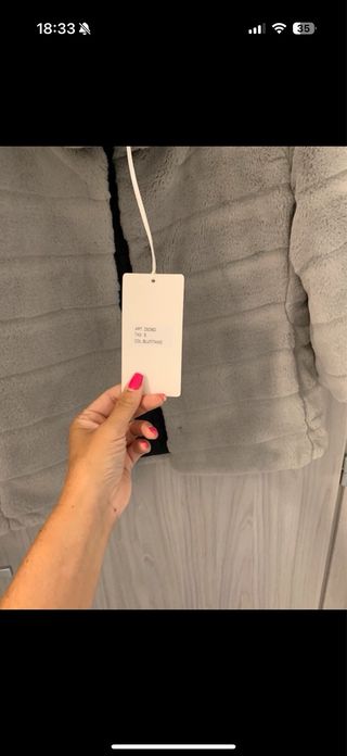 Pelliccia double face taglia S