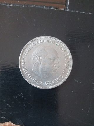  Moneda 5 Pesetas 1949