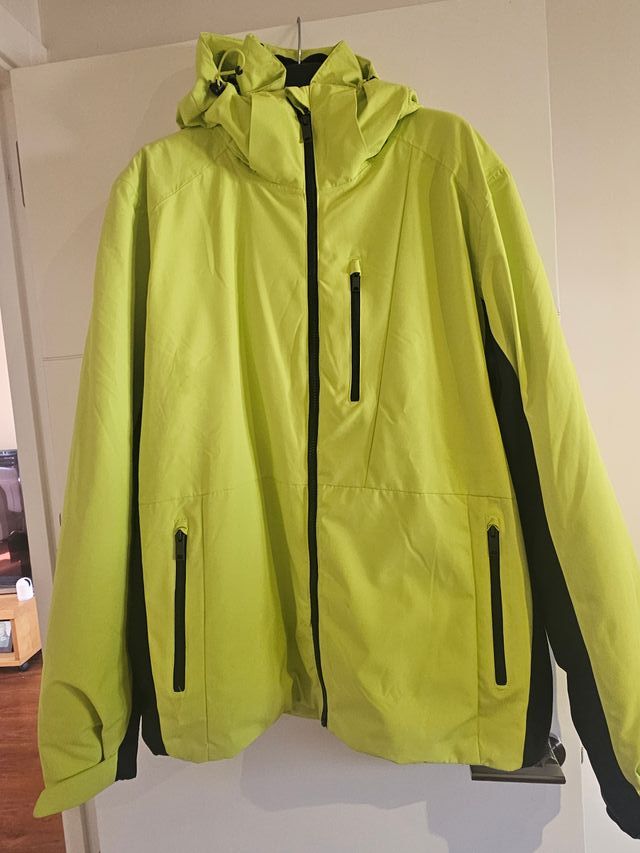 Chaqueta esquí CRIVIT. Amarillo. Talla XL. Hombre