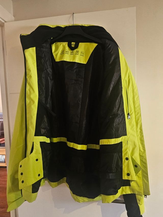 Chaqueta esquí CRIVIT. Amarillo. Talla XL. Hombre