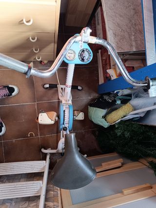 Bicicleta estática antigua 