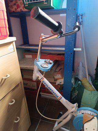 Bicicleta estática antigua 