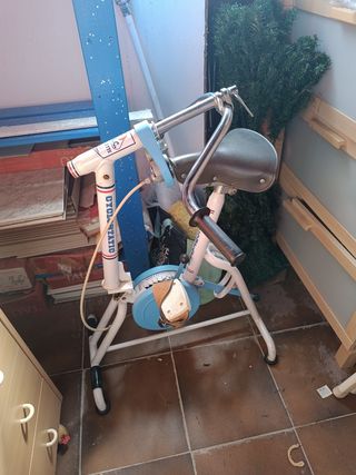 Bicicleta estática antigua 