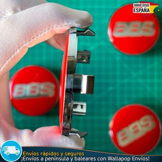 X4 Tapacubos BBS 68mm Cubrebujes Tapas de Llantas