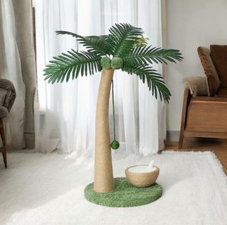 Nuovo tiragraffi palma cm 82altezza  x 40 diametro