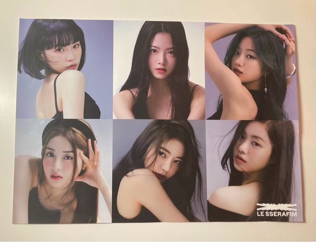 Poster y photocards Le Sserafim