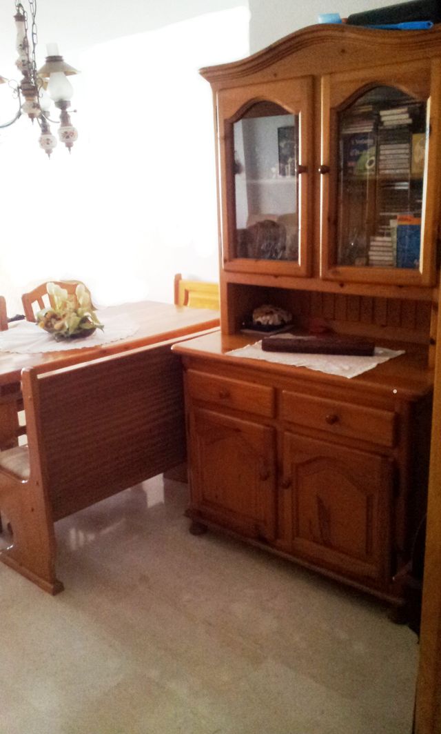 Bufet amb mirall, Vitrina i Moble Vitrina rústic