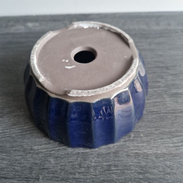 Maceta japonesa azul Yokkaichi