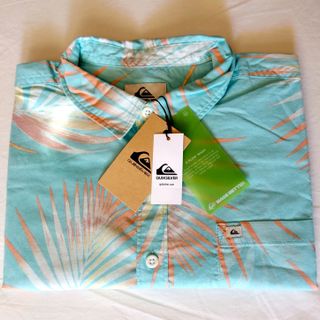 Camisa QUIKSILVER Manga Corta Flores Chico