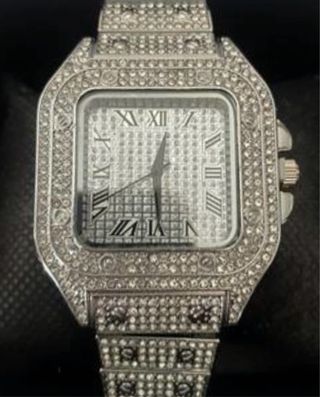 Reloj de cuarzo y circonitas