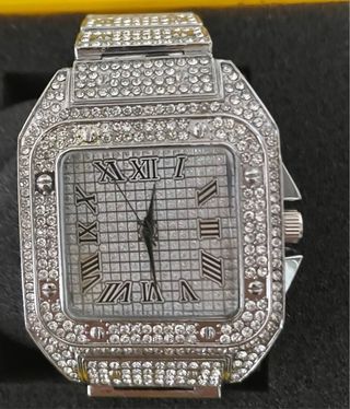 Reloj de cuarzo y circonitas