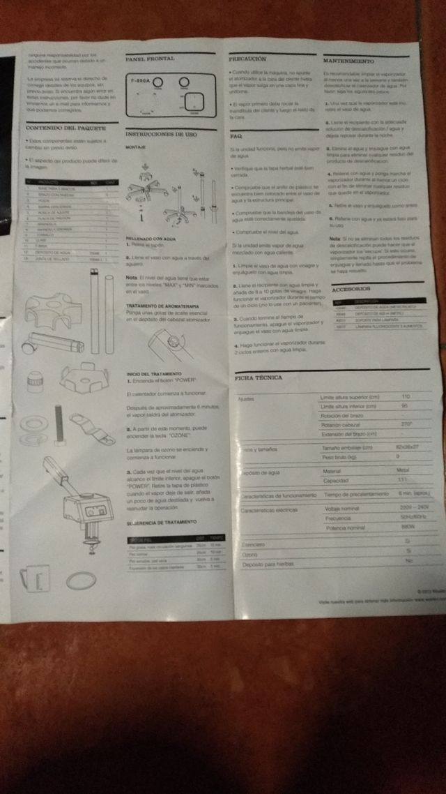 Vaporizador Facial weelko