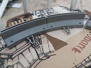 Muros, pianos para curva interior y curva exterior