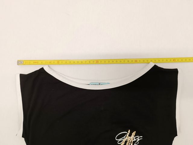 Top senza manica Guess Canotta nera donna