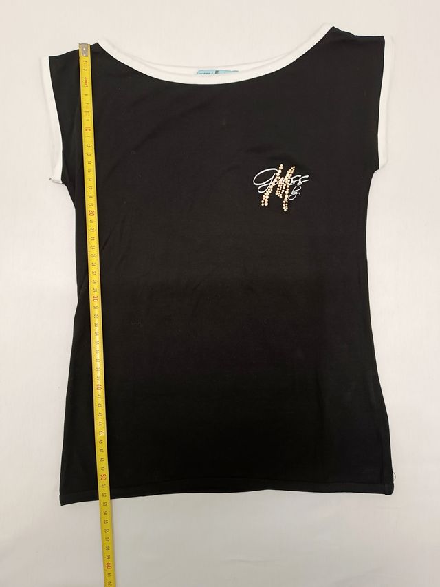 Top senza manica Guess Canotta nera donna