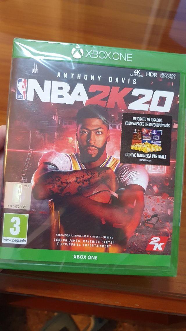 Videojuego NBA2K20 sin desprecintar
