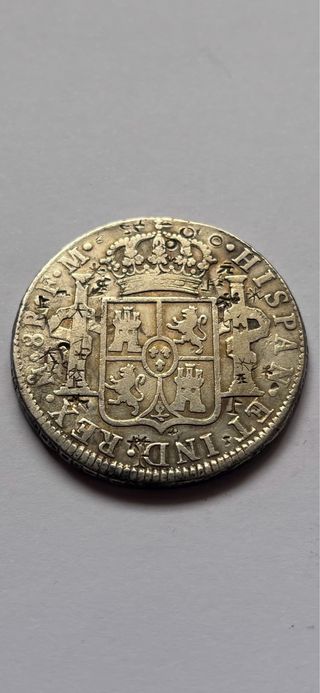 8 reales 1786 MEXICO Carlos III