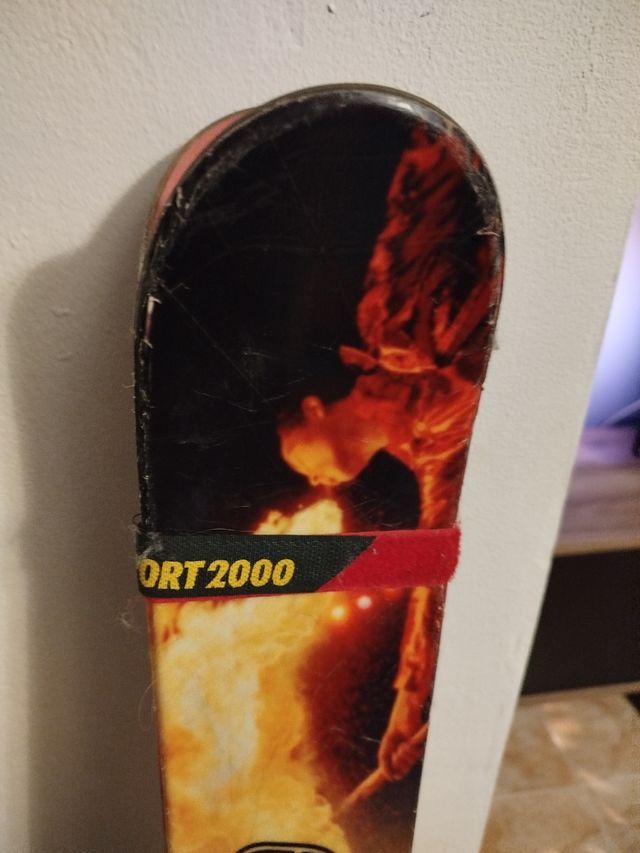 Esquís, botas y gafas