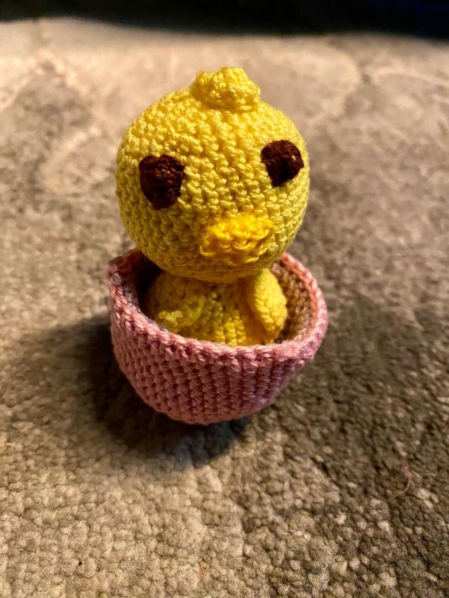 Peluche de Patito a crochet