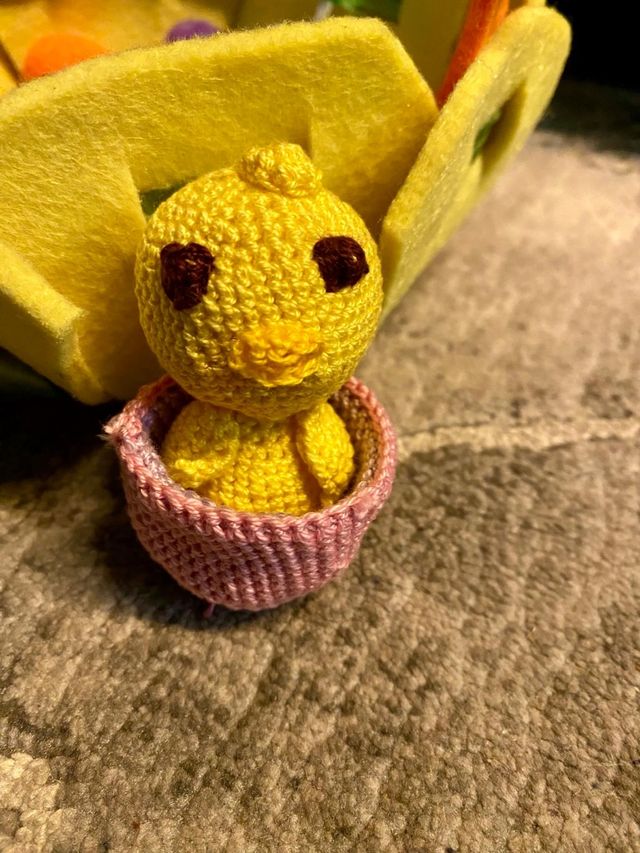 Peluche de Patito a crochet