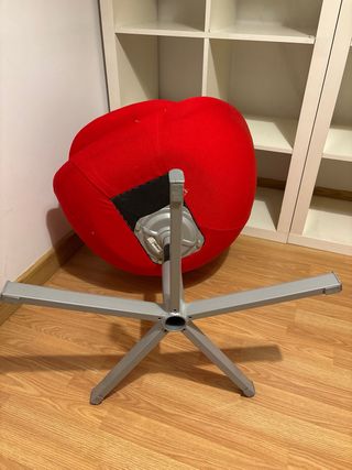 Silla de escritorio roja