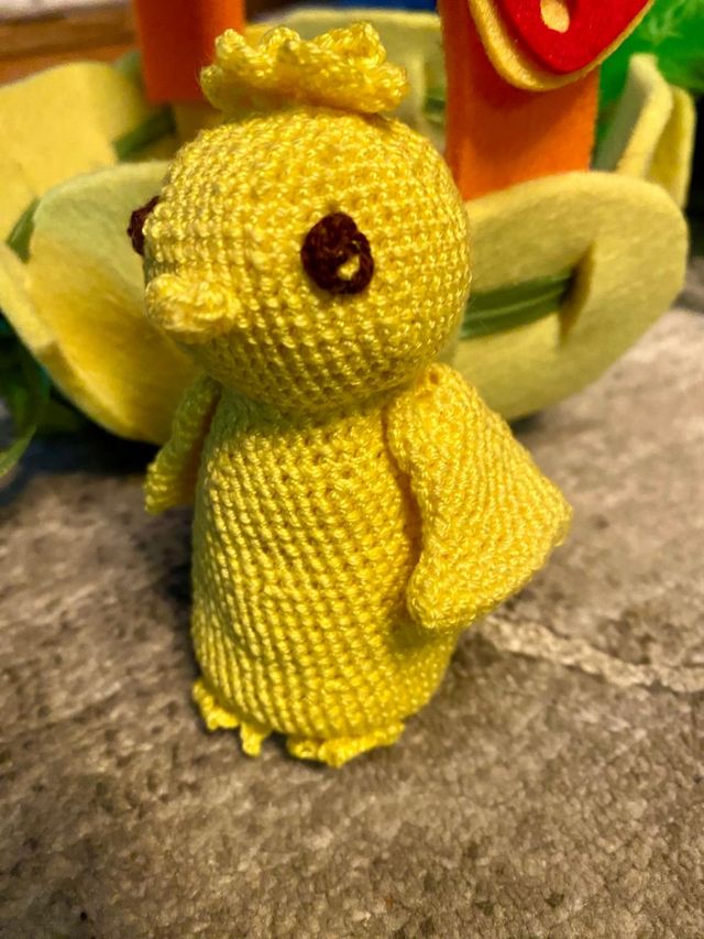 Peluche de Pollito a crochet