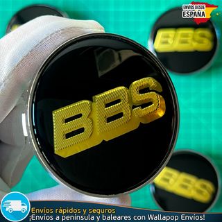 X4 Tapacubos BBS 68mm Cubrebujes Tapas de Llantas