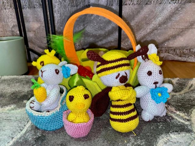 Peluche de Abeja a crochet