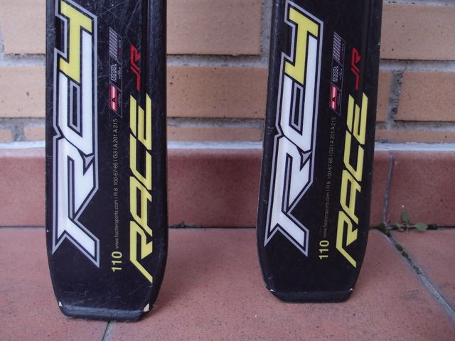 Esquís Fischer 110cm con fijaciones
