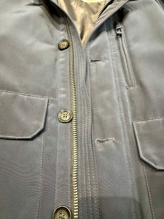 Cazadora hombre elegante azul marino talla S MANGO