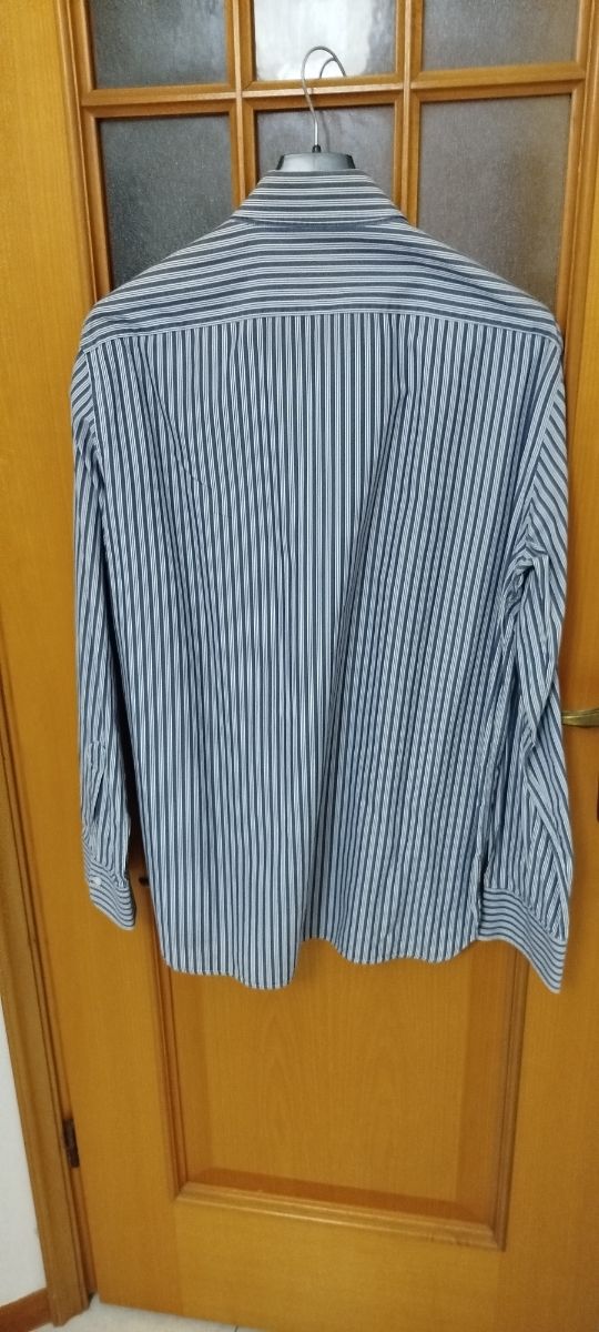 CAMICIA A RIGHE UOMO ALTA SARTORIA 100% 