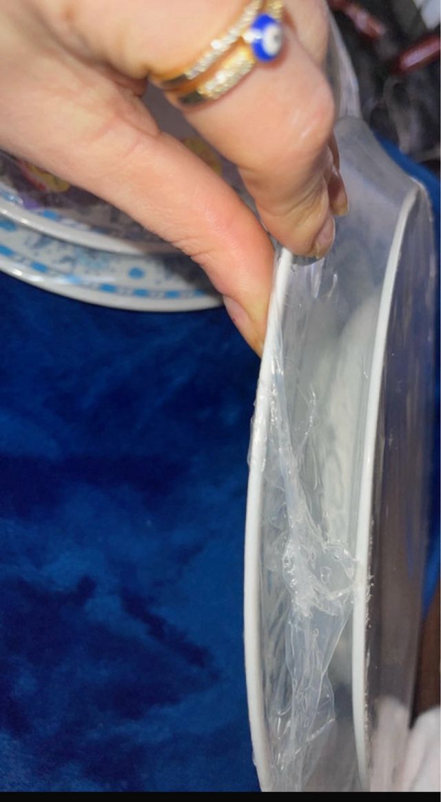 Set 4 piatti porcellana provenzale imballato