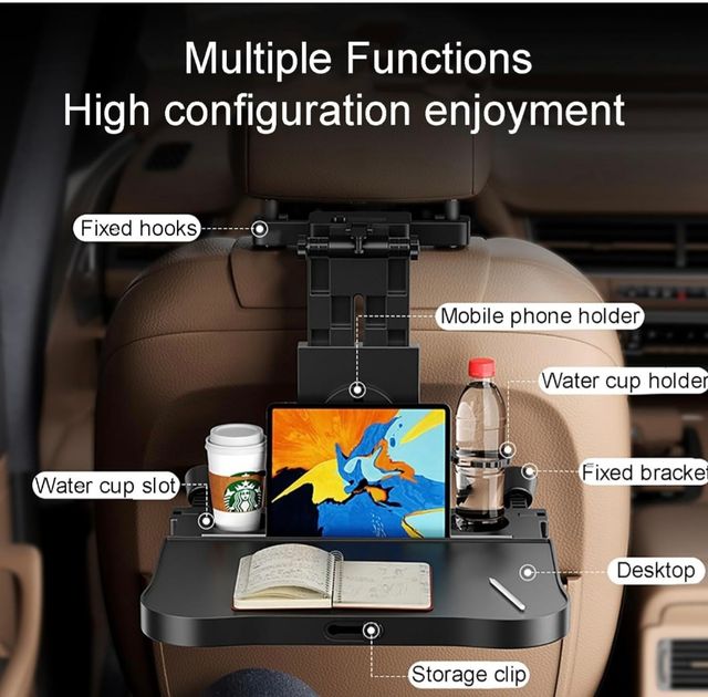 Bandeja auxiliar coche