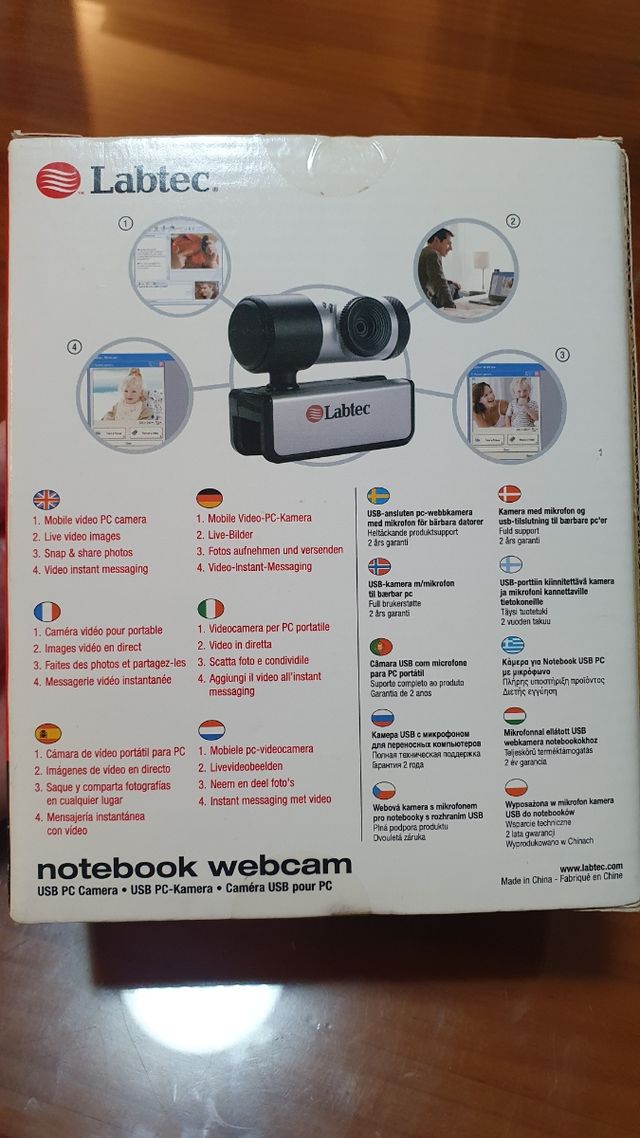 Webcam para ordenadores portátiles antig