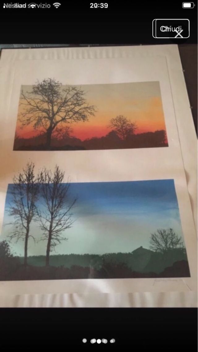 Quadro con serigrafia