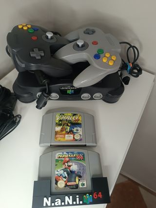 Nintendo 64.Buen estado.Mario Kart.Ideal parejas👫
