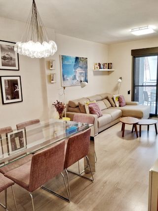 Muebles comedor lacados blancos