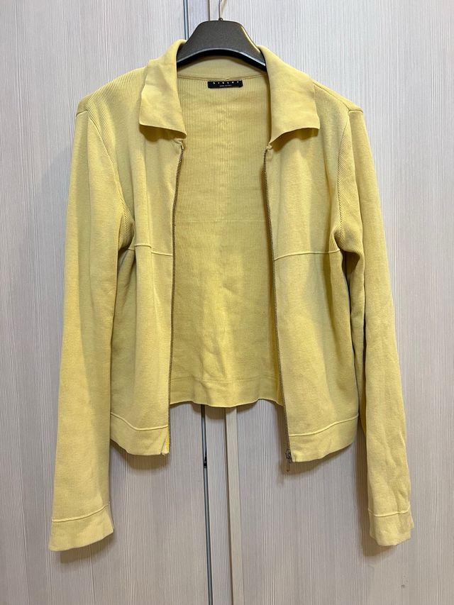 Sisley Vintage Felpa Leggera Con Cerniera