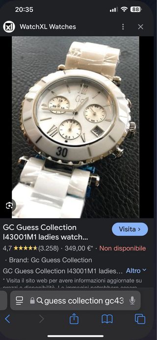 Orologio Guess Collection in ceramica
