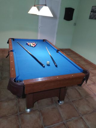 Lampada da soffitto vintage dorata per biliardo