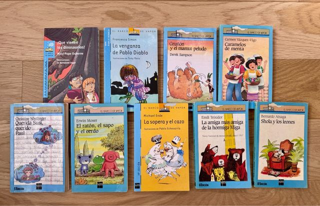 9 Libros infantiles Barco de Vapor 7 años