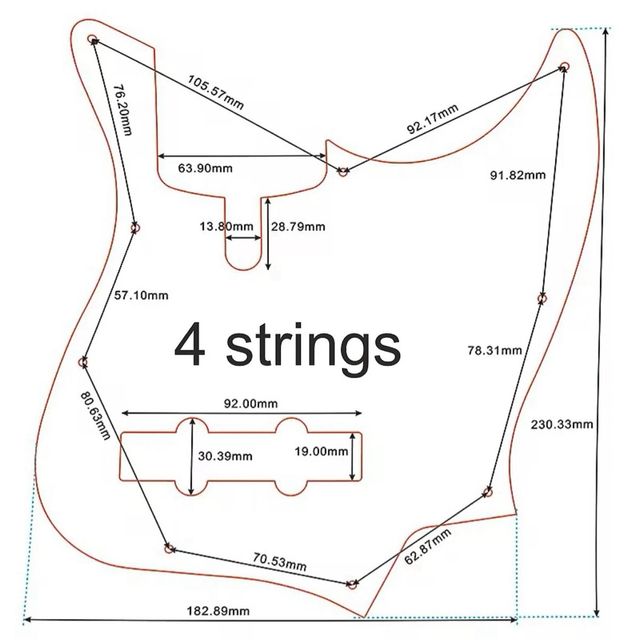 Skull Pickguar fender jazz bass marcus miller