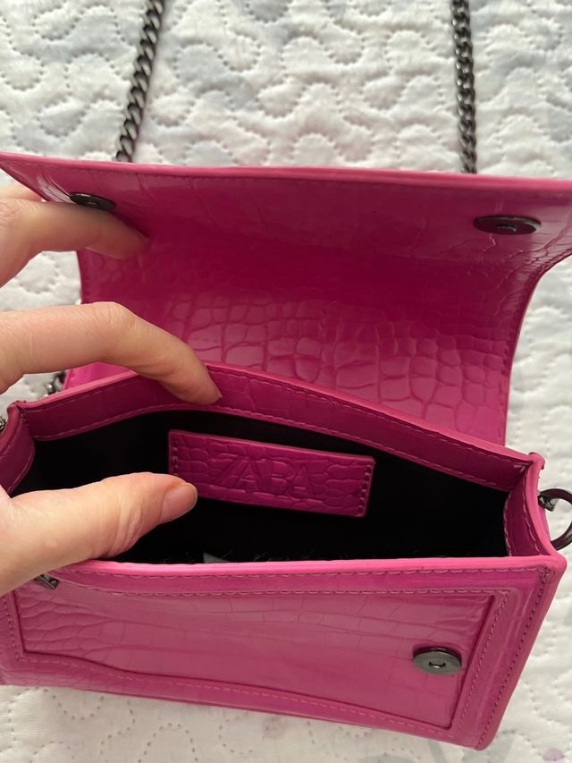Bolso fucsia Zara