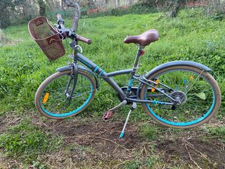 Bicicleta retro Btwin poply 500 24 pulgadas
