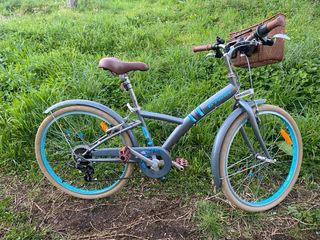 Bicicleta retro Btwin poply 500 24 pulgadas