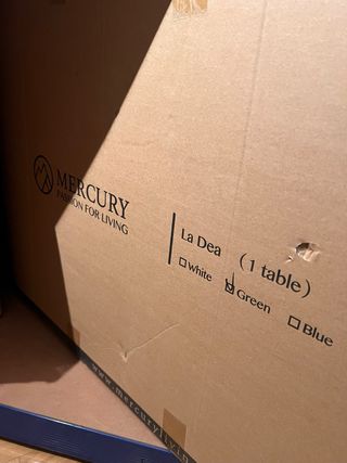 Mesa plegable de Hierro marca Mercury