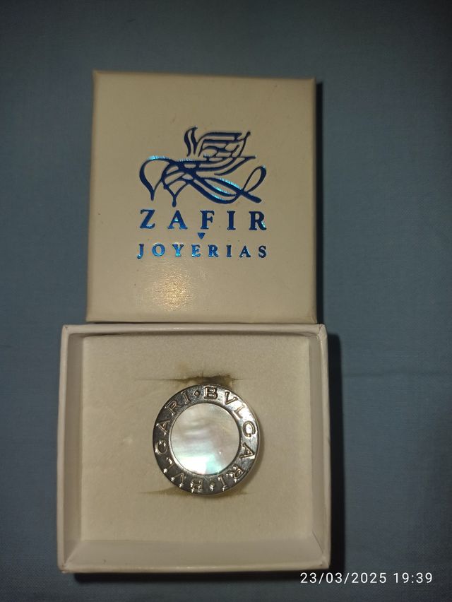 Anillo Bulgari de plata