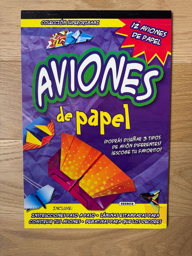 Libro de paporoflexia “Aviones de papel”