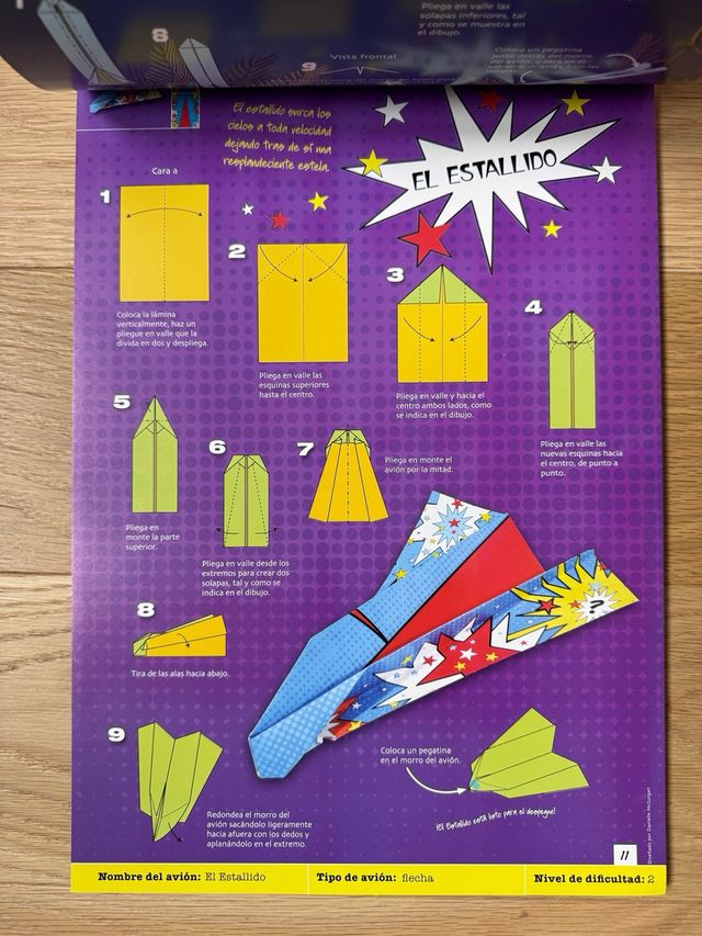 Libro de paporoflexia “Aviones de papel”