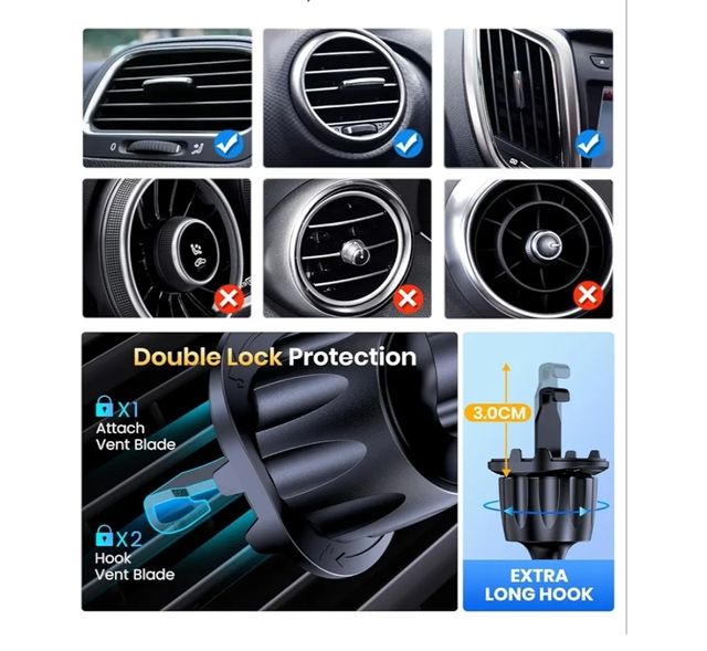 Soporte para teléfono de coche.